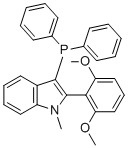 CAS 登录号：1654755-02-8, 2-(2,6-二甲氧基苯基)-3-(二苯基膦基)-1-甲基-1H-吲哚