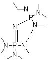N'''-[P,P-Bis(dimethylamino)-N-ethylphosphinimyl]-N,N,N',N',N'',N''-hexamethylphosphorimidic triamide molecular structure (CAS 165535-45-5)