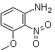 structure of CAS# 16554-47-5, 2-硝基-3-甲氧基苯胺
