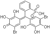 溴焦酚红分子结构 (CAS 16574-43-9)