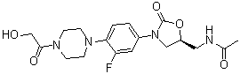 structure of CAS# 165800-04-4, Eperezolid