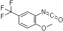 structure of CAS# 16588-75-3, 2-Methoxy-5-(trifluoromethyl)phenyl isocyanate