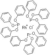 CAS 登录号：16592-65-7, 三(三苯氧基膦)氯化铑, 三(亚磷酸三苯酯)氯化铑