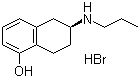 structure of CAS# 165950-84-5, (6S)-(-)-5-Hydroxy-N-propyl-2-aminotetralin hydrobromide