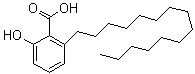 structure of CAS# 16611-84-0, Hydroginkgolic acid