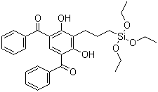 4,6-Dibenzoyl-2-(3-triethoxysilylpropyl)resorcinol molecular structure (CAS 166255-23-8)