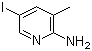 structure of CAS# 166266-19-9, 5-Iodo-3-methyl-2-pyridinamine