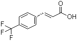 structure of CAS# 16642-92-5, 4-(Trifluoromethyl)cinnamic acid