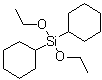 CAS # 166443-61-4, Dicyclohexyldiethoxysilane, 1,1'-(Diethoxysilylene)bis[cyclohexane]