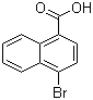 4-溴-1-萘甲酸分子结构 (CAS 16650-55-8)