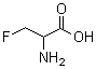 3-氟丙氨酸分子结构 (CAS 16652-37-2)