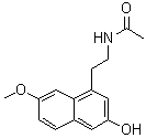 CAS # 166526-99-4, 3-Hydroxyagomelatine, N-[2-(3-Hydroxy-7-methoxy-1-naphthalenyl)ethyl]acetamide, S 21540