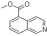 5-异喹啉羧酸甲酯分子结构 (CAS 16675-59-5)