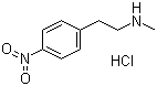 structure of CAS# 166943-39-1, N-Methyl-4-nitrophenethylamine hydrochloride
