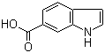6-吲哚甲酸分子结构 (CAS 1670-82-2)