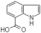 7-吲哚甲酸分子结构 (CAS 1670-83-3)