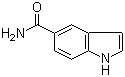 structure of CAS# 1670-87-7, 1H-Indole-5-carboxamide