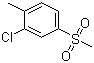 structure of CAS# 1671-18-7, 2-Chloro-4-(methylsulfonyl)toluene