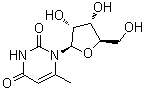 structure of CAS# 16710-13-7, 6-Methyluridine
