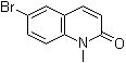 structure of CAS# 16717-25-2, 6-Bromo-1-methyl-2(1H)-quinolinone