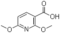 structure of CAS# 16727-43-8, 2,6-二甲氧基吡啶-3-羧酸