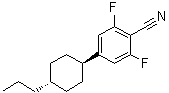 2,6-Difluoro-4-(trans-4-propylcyclohexyl)benzonitrile molecular structure (CAS 167306-96-9)