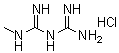 N'-Methylbiguanide monohydrochloride molecular structure (CAS 1674-62-0)