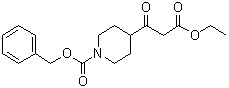 structure of CAS# 167414-75-7, Ethyl 3-(1-benzyloxycarbonylpiperidin-4-yl)-3-oxopropanoate