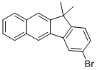 structure of CAS# 1674334-59-8, 3-Bromo-11,11-dimethyl-11H-benzo[b]fluorene