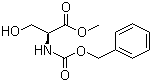 structure of CAS# 1676-81-9, N-Cbz-L-serine methyl ester