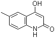 structure of CAS# 1677-44-7, 4-Hydroxy-6-methyl-2-quinolone