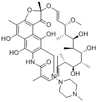 structure of CAS# 16783-99-6, 25-Desacetyl Rifampicin