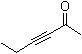 structure of CAS# 1679-36-3, 3-Hexyn-2-one