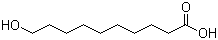 10-Hydroxydecanoic acid molecular structure (CAS 1679-53-4)