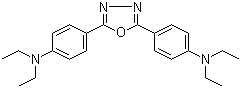 2,5-Bis(4-diethylaminophenyl)-1,3,4-oxadiazole molecular structure (CAS 1679-98-7)