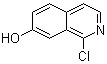 structure of CAS# 168003-06-3, 1-Chloro-7-isoquinolinol