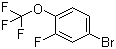 1-Bromo-3-fluoro-4-trifluoromethoxybenzene molecular structure (CAS 1682-06-0)