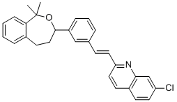 structure of CAS# 168214-67-3, Montelukast Ether Impurity