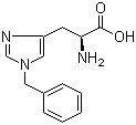 structure of CAS# 16832-24-9, 1-Benzyl-L-histidine