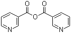 structure of CAS# 16837-38-0, 3-吡啶甲酸酐