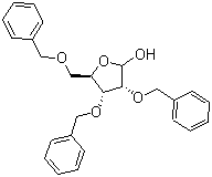 CAS 登录号：16838-89-4, 2,3,5-三-O-(苯基甲基)-D-呋喃核糖