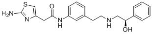 meta-Mirabegron molecular structure (CAS 1684452-81-0)