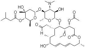 structure of CAS# 16846-24-5, Josamycin