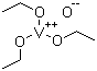 三乙氧基氧化钒分子结构 (CAS 1686-22-2)