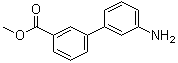 structure of CAS# 168619-25-8, 3'-Amino-[1,1'-biphenyl]-3-carboxylic acid methyl ester