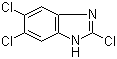 structure of CAS# 16865-11-5, 2,5,6-三氯苯并咪唑