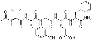 CAS 登录号：168781-78-0, N-乙酰基-L-异亮氨酰-L-酪氨酰甘氨酰-L-alpha-谷氨酰-L-苯丙氨酰胺