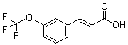 structure of CAS# 168833-80-5, 3-(三氟甲氧基)肉桂酸