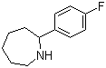 structure of CAS# 168890-44-6, 2-(4-Fluorophenyl)hexahydro-1H-azepine