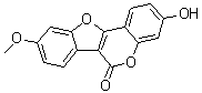 structure of CAS# 1690-62-6, 4'-Methoxycoumestrol